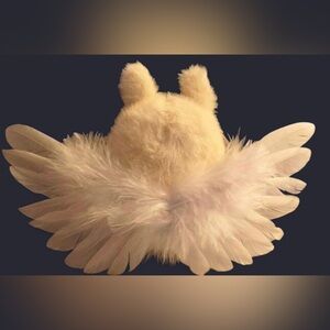 Labubu Black Angel Wings - Fits Standard Labubu Figures (Ex:Big Energy)